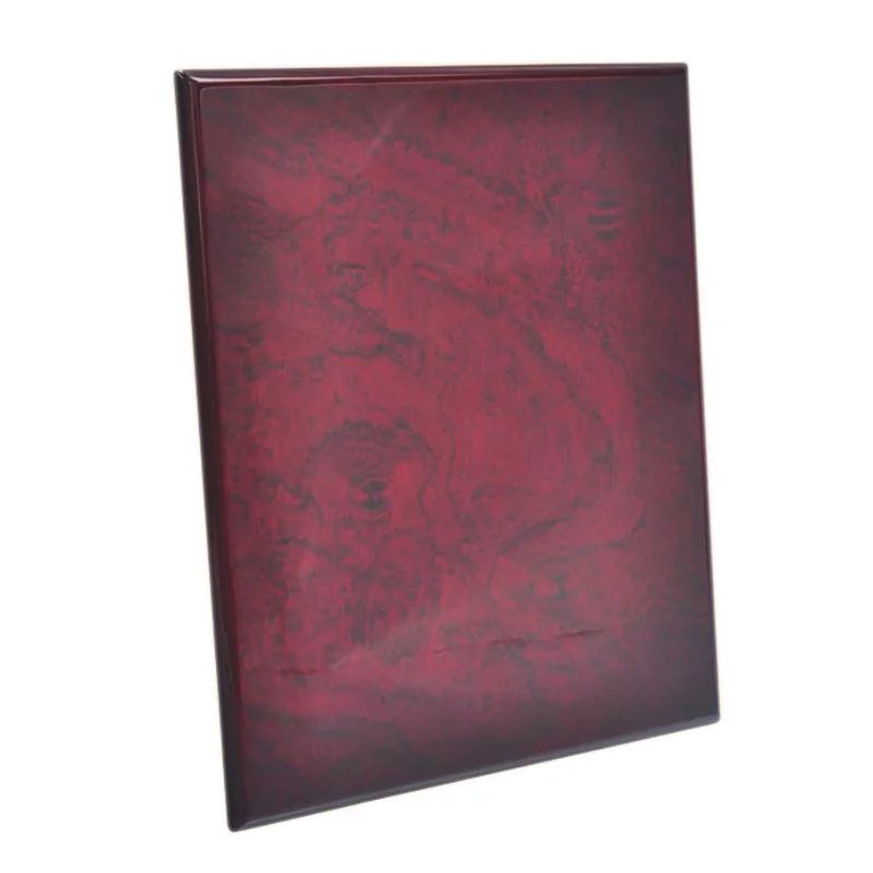 Custom Wholesale High Class Wood Plaques Blank trophy name Wooden Award Shield Plaque