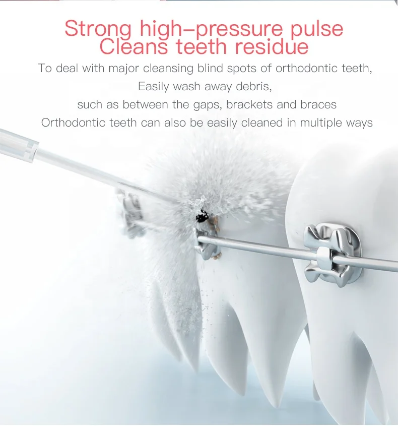 Professional Electric Water Flosser h2ofloss  irrigator 300 Portable Oral Cleaning Kit