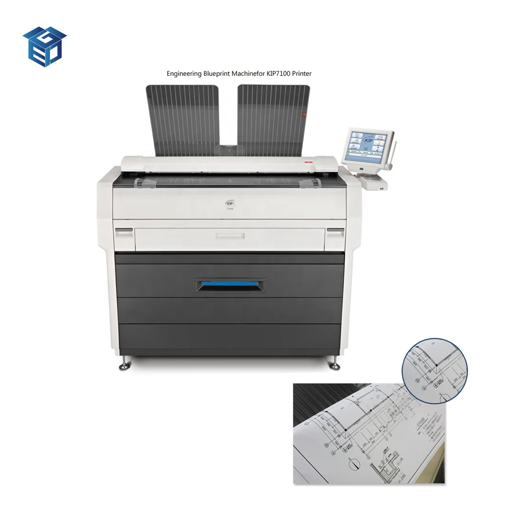 Impresora de maquina de modelo de laser de copiadora de ingenieria de formato ancho usada de calidad superior para KIP7100