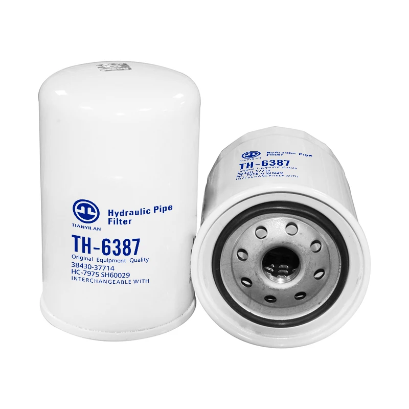 Hydraulic Pipe Filter 38430-37714 HC-7975 SH60029 Used For Excavators, Forklifts, Earthmover And Other Mechanical Equipment