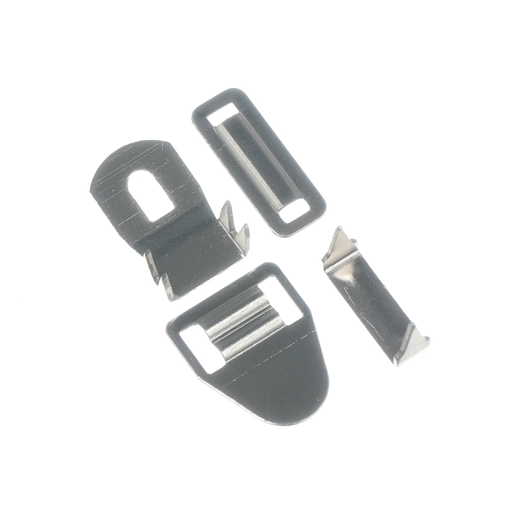 Top Sale Eco-friendly Nickel Color Plating Brass Trouser Hook and Bar for Garment Skirt Dress Pants