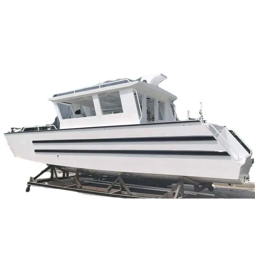 9 Meter Aluminum Alloy Landing Craft Passenger and Cargo Work Boat with Outboard Engine for Sea Transportation