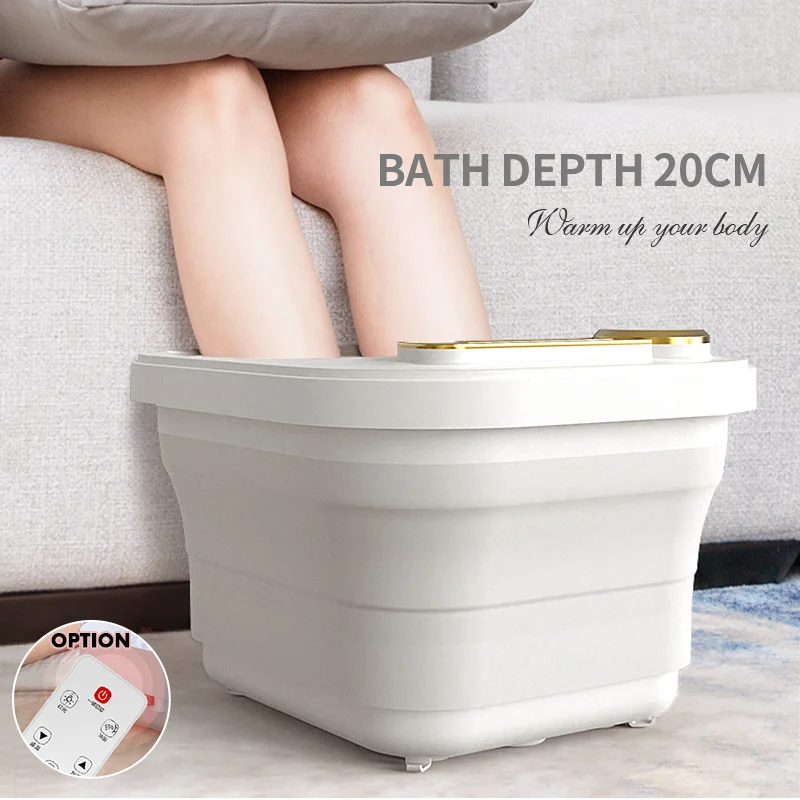 KIKI NEWGAIN Wholesale Electric Portable Foldable Foot Spa Massager Folding Foot Bath