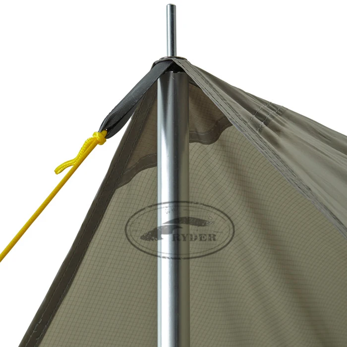 Bespoke Waterproof Rain Shelter Camping 4*4.35 Meter Ripstop Poly Awning Tent Tarp Sun Shade Reinforced Tieout Manufacturer