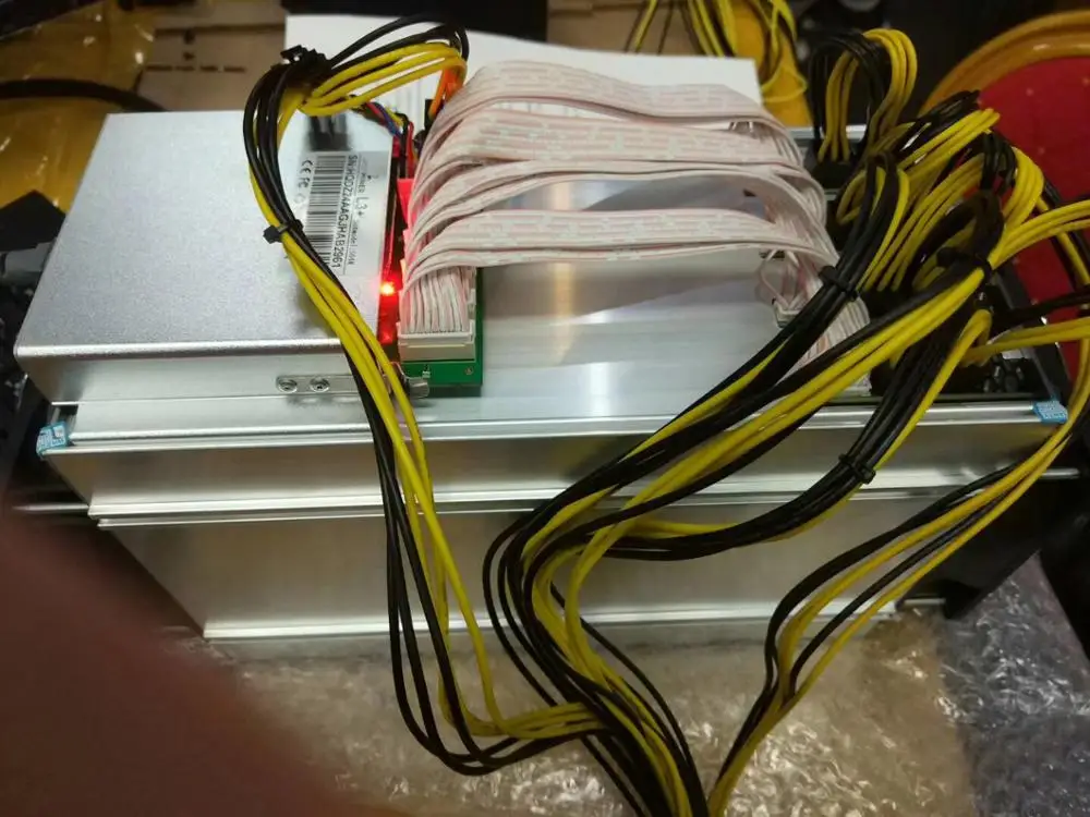 Antminer L3 + Майнер для майнинга с помощью майнинга с системой майнинга асик L3 + 504mh/s Scrypt, майнинговый аппарат с блоком питания Bitmain Antminer L3 с блоком питания