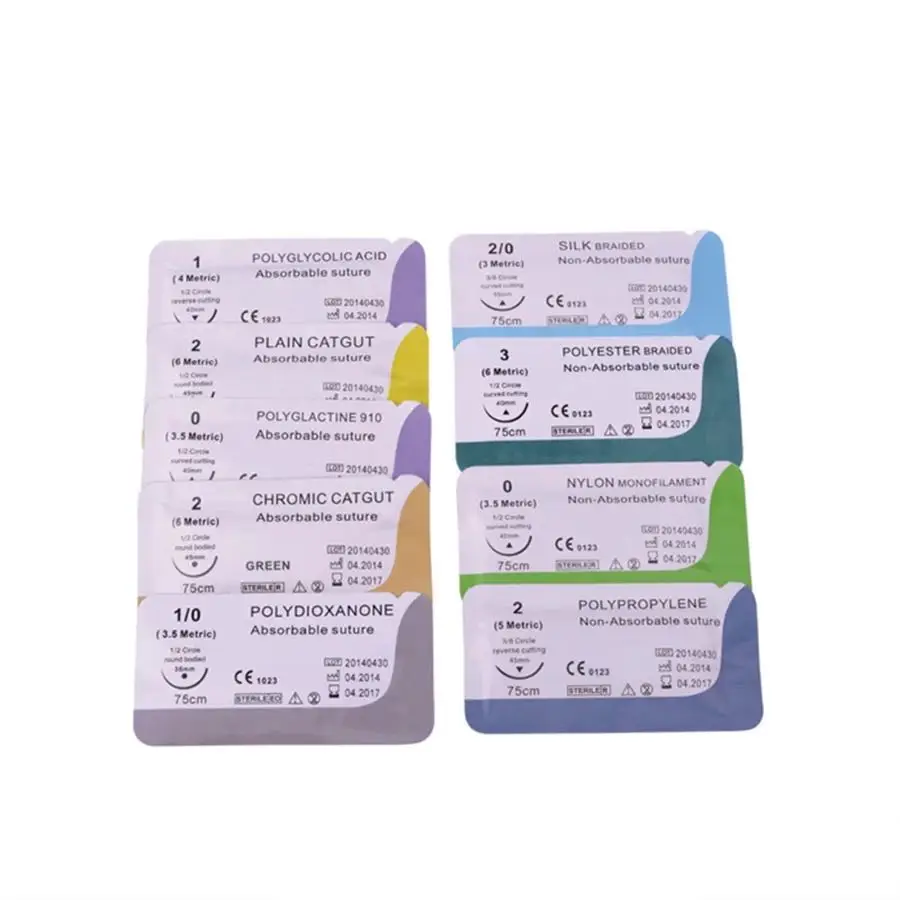 high quality surgical suture with needle