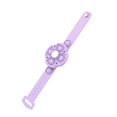 Latest Stress Relief Silicone Wristband Wearable Push Bubb Sensory Finger Press Toys