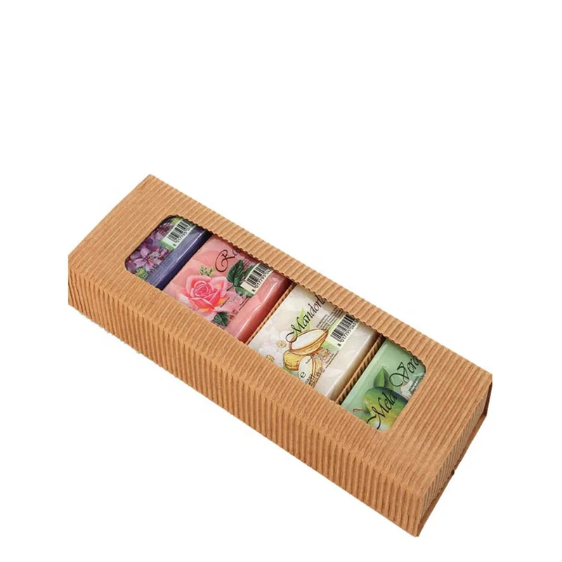 Wholesale Eco Friendly Recycled Kraft Paper Handmade Soap Packaging Boxes For Soap Making