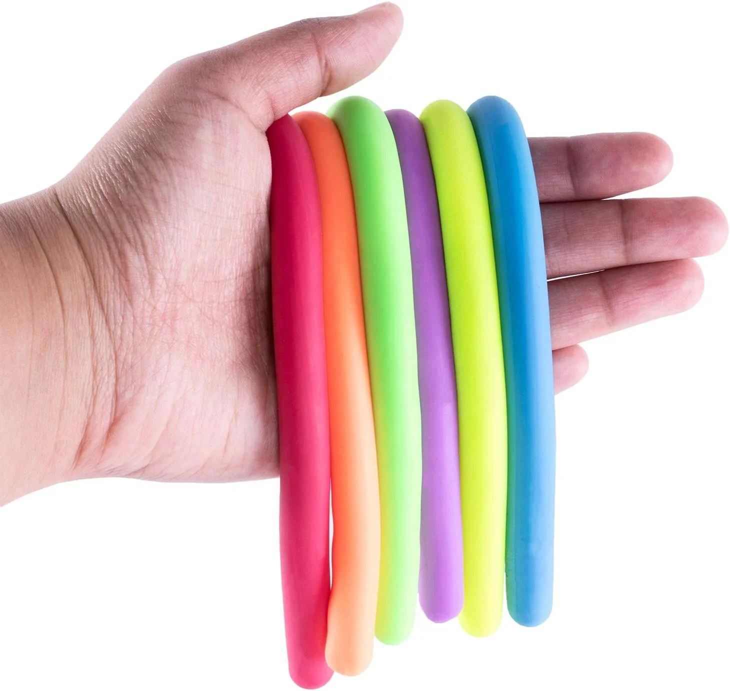 
Chinese Factory for Adults Children Stress Relief Colorful Noodle Stretchy Strings 