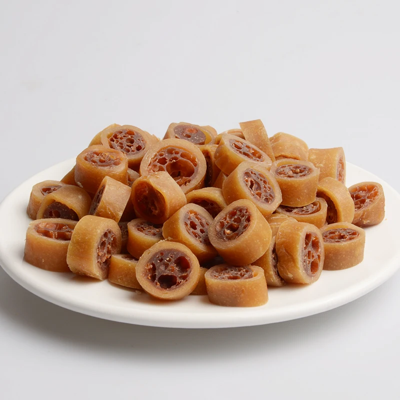 Wholesale pet snacks Teething sticks Chicken fun sticks Bite-resistant dog treats chicken wrap puffing rod