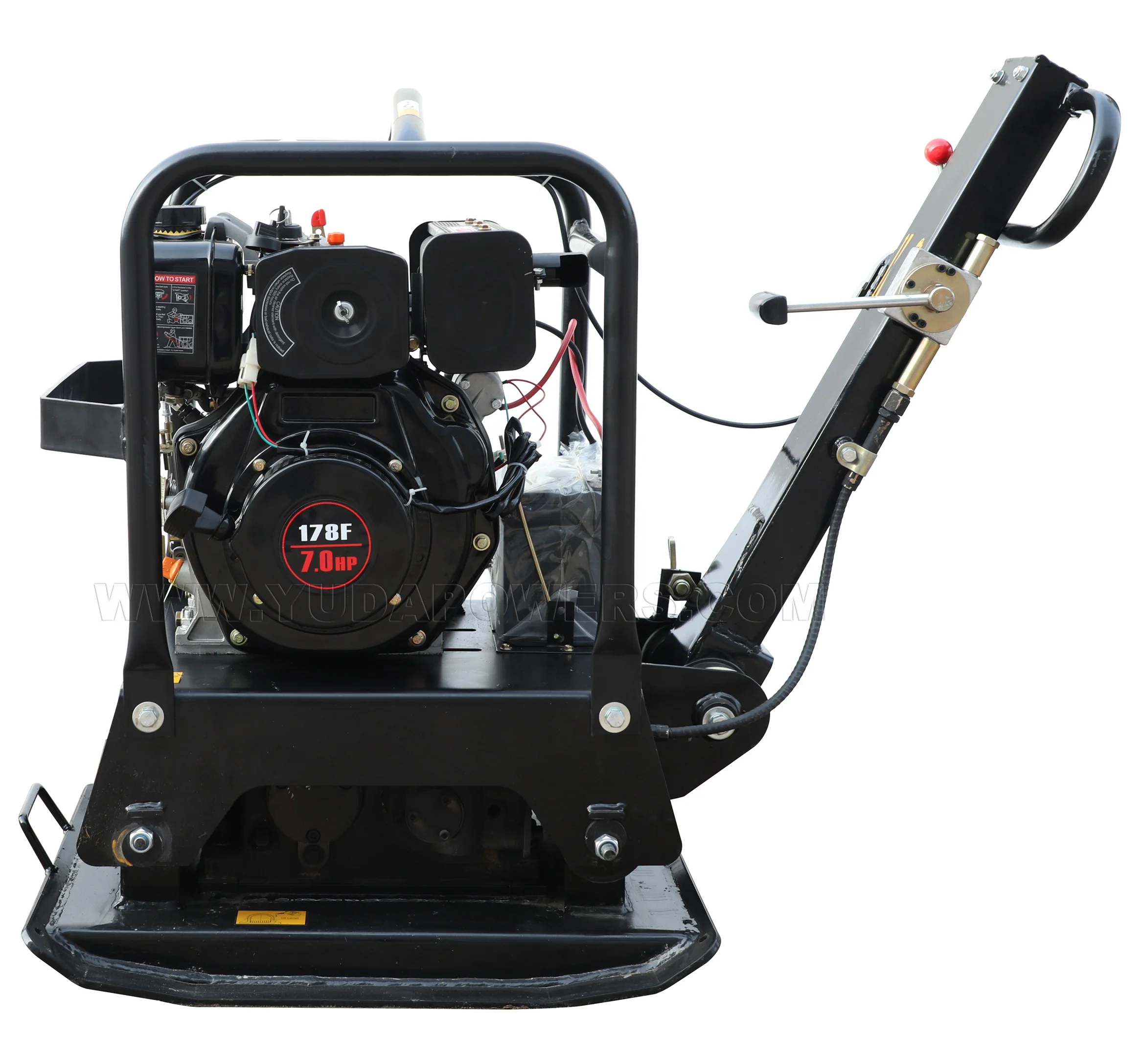 160kg 300kg Compactor C160 C330 Portable Reversible Plate Compactor Two Way Earth Compactor