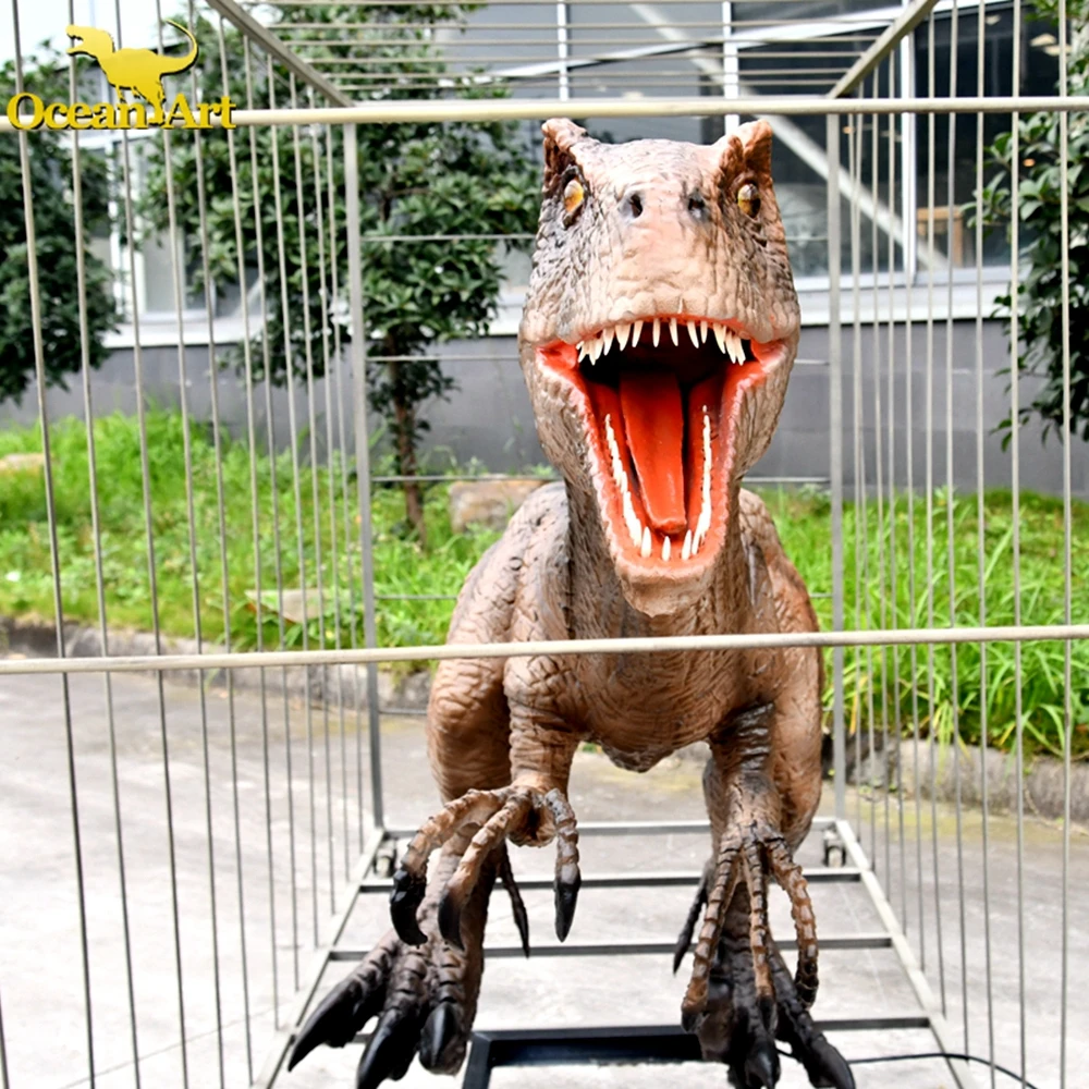 Simulation Dinosaur Manufacturer Life Size Robot Dinosaur Animatronics For Jurassic Park