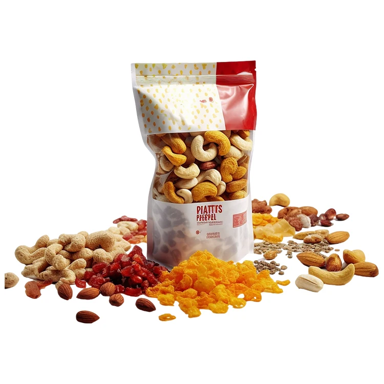 Custom Logo Pink Zip Lock Pet Food Bag Zipper With Window Stand Up Pouch Tampa Flip