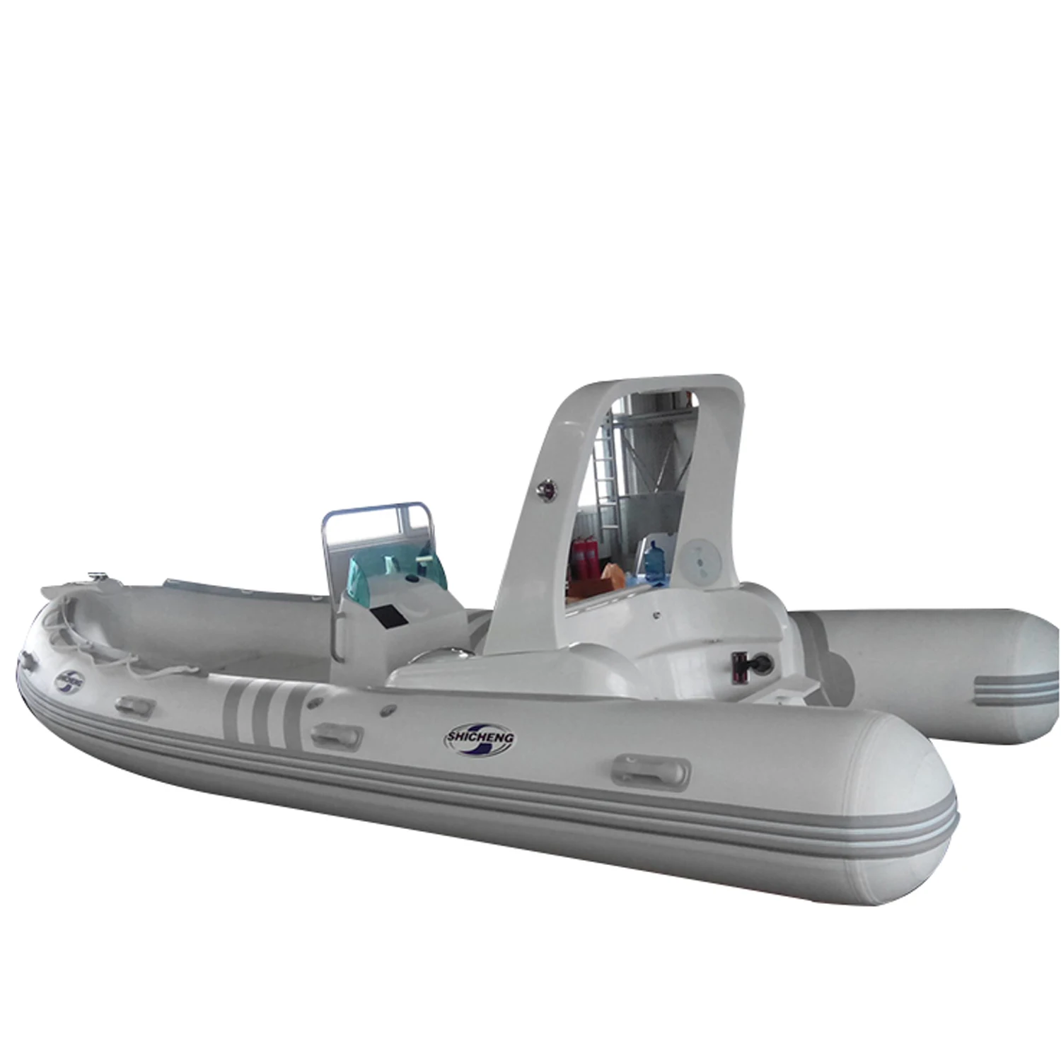 8 person Fiberglass hull inflatable rigid RIB boat RIB480 inflatable boat
