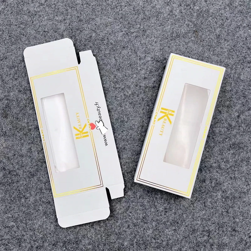 Packing Paper Box with PVC Window for Cosmetic gift box  Recyclable packaging box