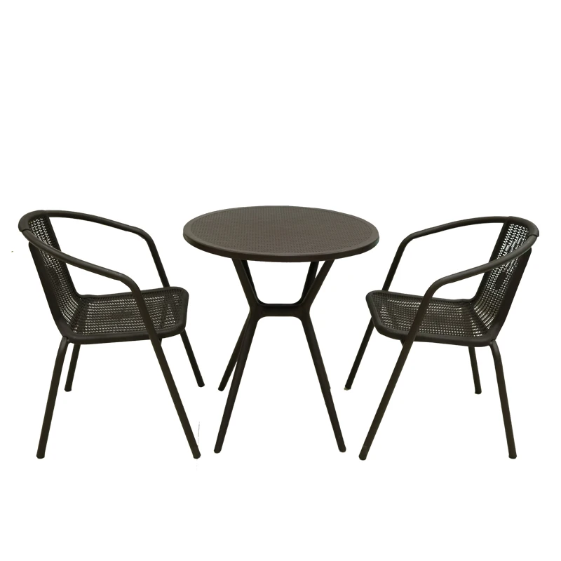 
Modern design outdoor nordic table and chair plastic garden outdoor 
