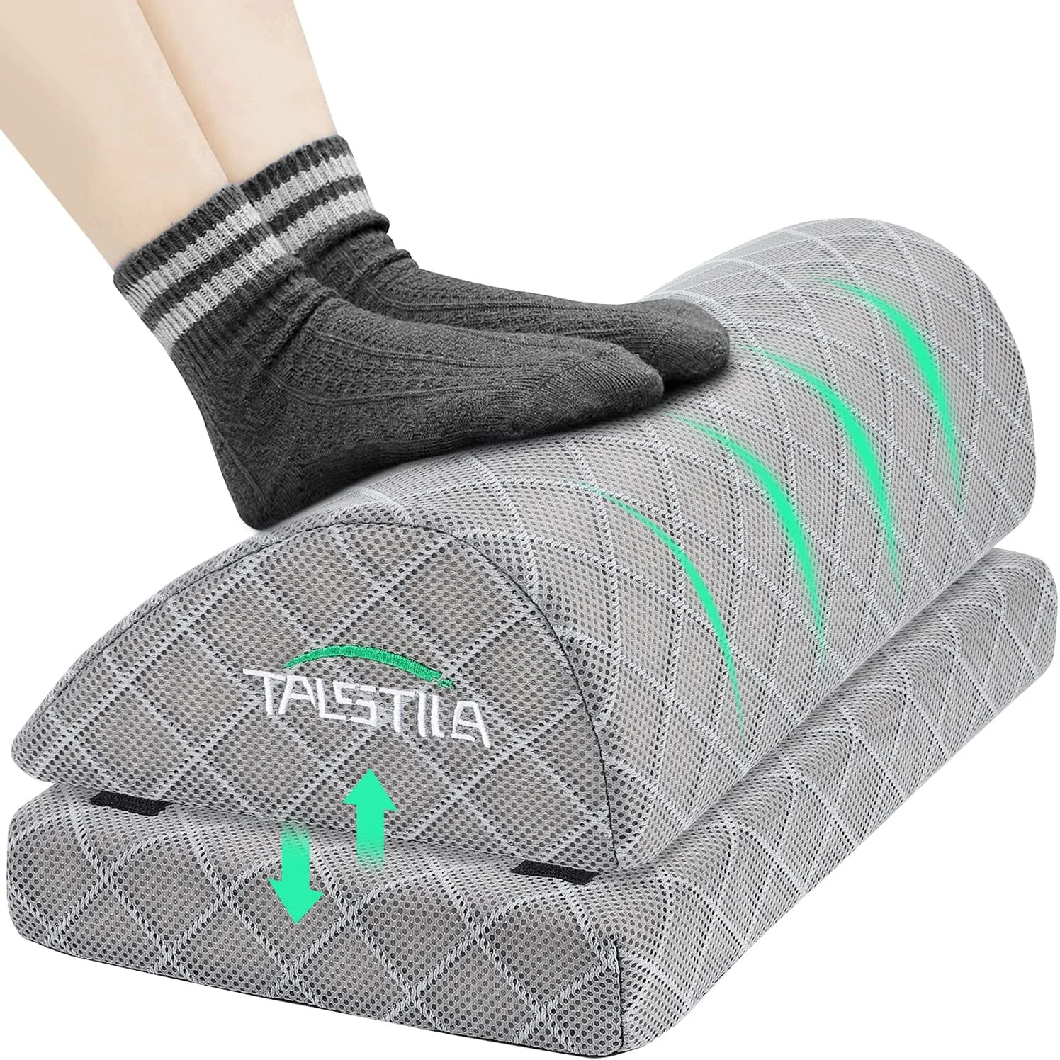 Hot sales foot massage cushion chair foot pads laptop desk with cooling pad & anti-radiation