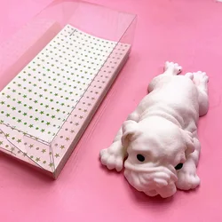 Pug Puppy Squeeze Healing Creative Simulation Puppy Decompression Stress Reliever Squishy Toy Vent Male And Female Dog Toy