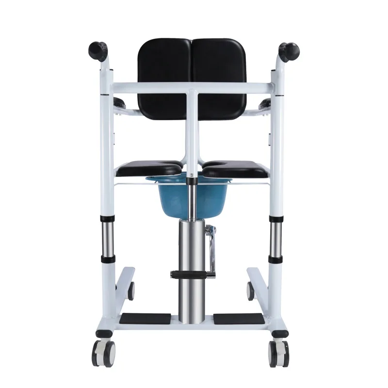 Hydraulic power height adjustable elderly patient transfer lift handicapped wheelchair