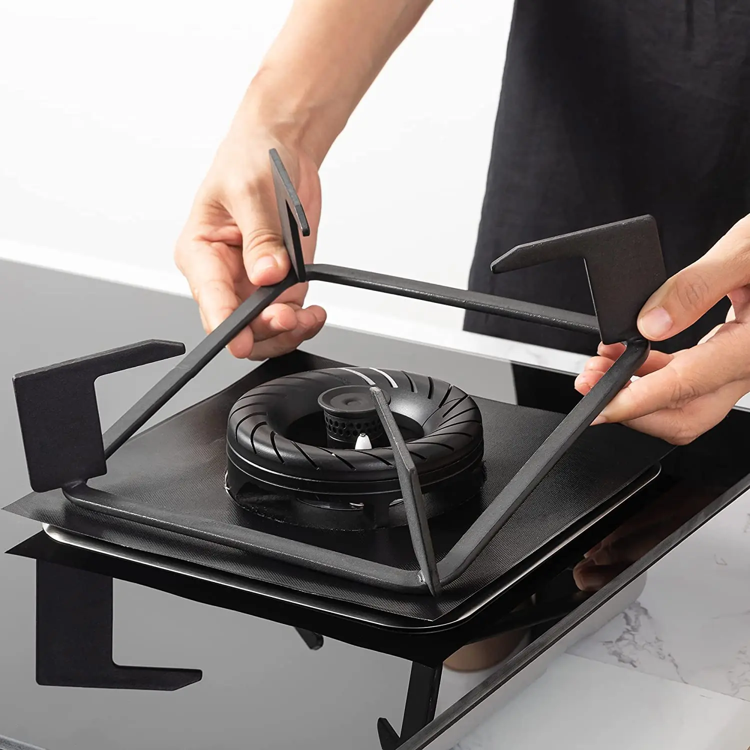 Stock Available stove protection burner cover silicone gas stove burner covers four burner gas stove with cover