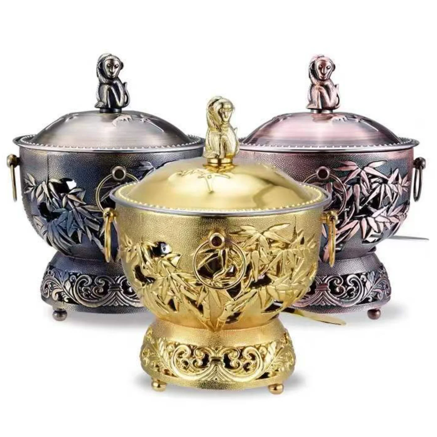 Restaurant Shabu Shabu Hotpot Set / Hot Pot Food Warmer Set