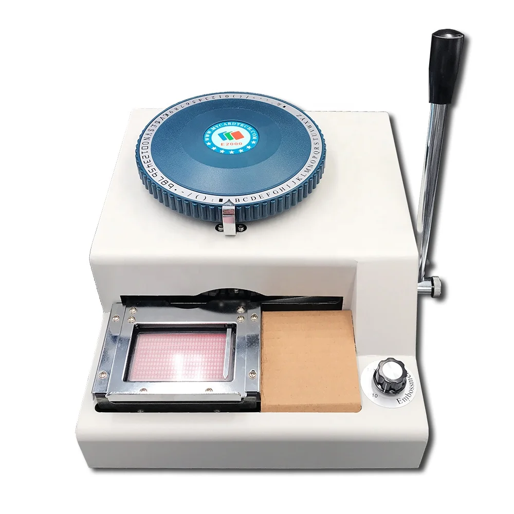 Good Credit Factory Wholesale PVC ID Card Embossing Machine for Hot Stamping