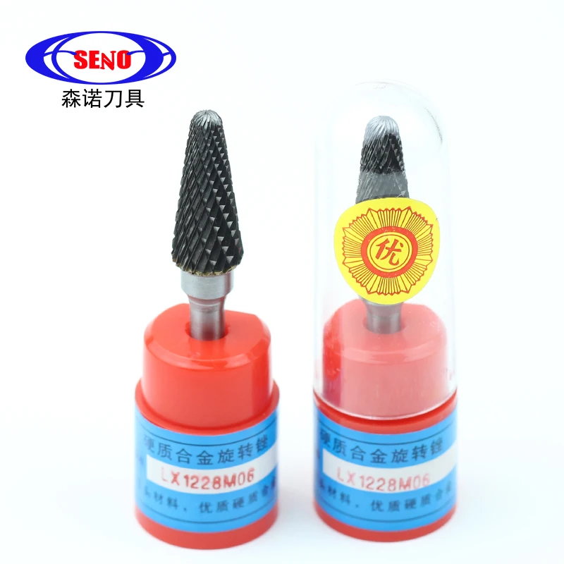 10 Pcs Long Shank Double Cut Carbide Burr Set Edge Rotary Files