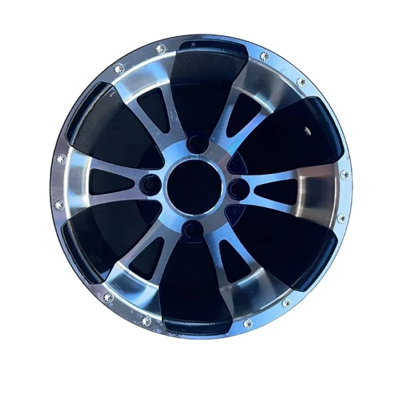 Factory  custom Front rear Alloy Wheels 8 9 10 12 14 Inch tire hub  ATV UTV golf cart Aluminium rims