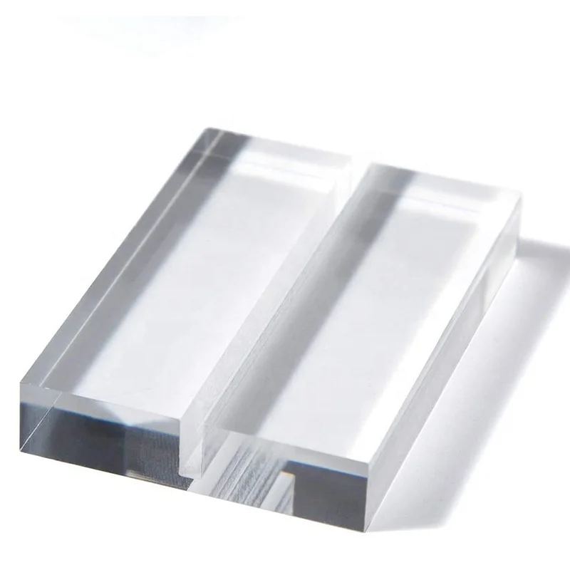 80*40mm Clear Acrylic Sign Holders Wedding Sign Holders Table Numbers Display Stands Place Card Slot Stand