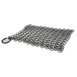 Cast Iron Skillet Cleaner for Pan Dutch Ovens Waffle Iron Pans Iron Grill Scraper Stainless Steel Scrubber