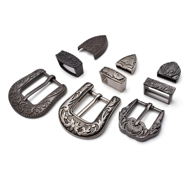 Фурнитура Серебряная Женская пряжка для ремня роскошные латунные пустые маленькие итальянские пряжки для ремня винты для ремня