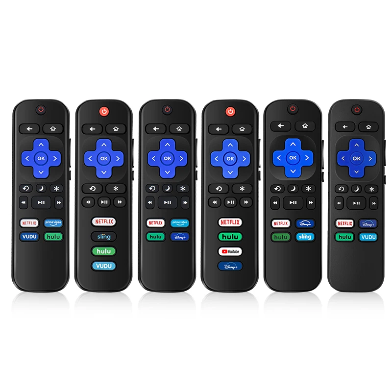 TV Remote Control for All Roku TV TCL Hisense Philips Sharp Element Westinghouse Insignia RCA JVC Hitachi Sanyo Roku System TV