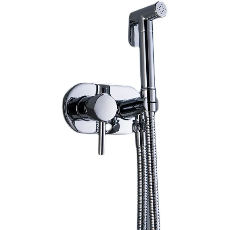 High Quality Handheld Brass Bidet Toilet Sprayer Kit Hot And Cold Mixer Bathroom Bidet Sprayer Set