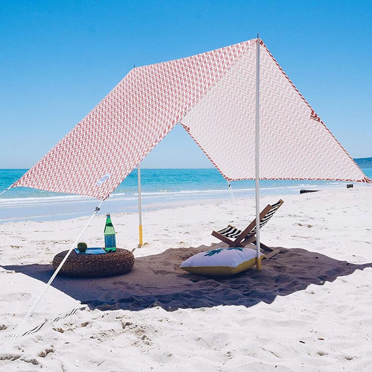Лидер продаж, дешевая индивидуальная портативная Пляжная палатка в разных стилях, навес от солнца, Пляжная палатка для кемпинга
