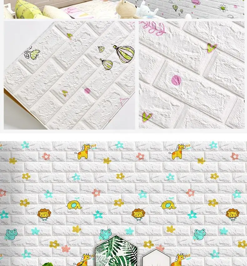 New Design 3D Vinyl Wallpaper Sticker 3d Wall Panel