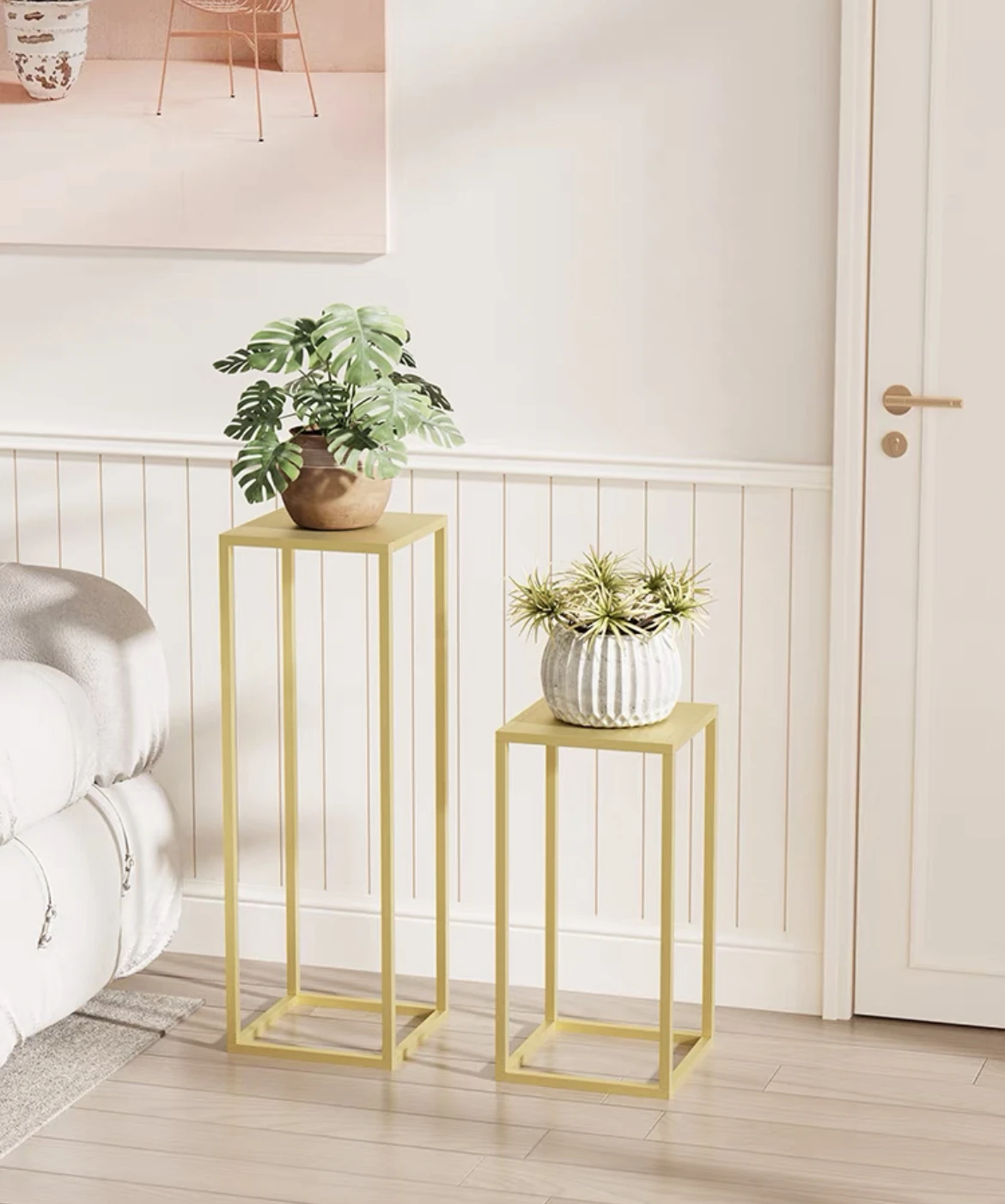 Plant rack multi-pot holder rack indoor and outdoor flower pot display cabinet Bamboo plant stand