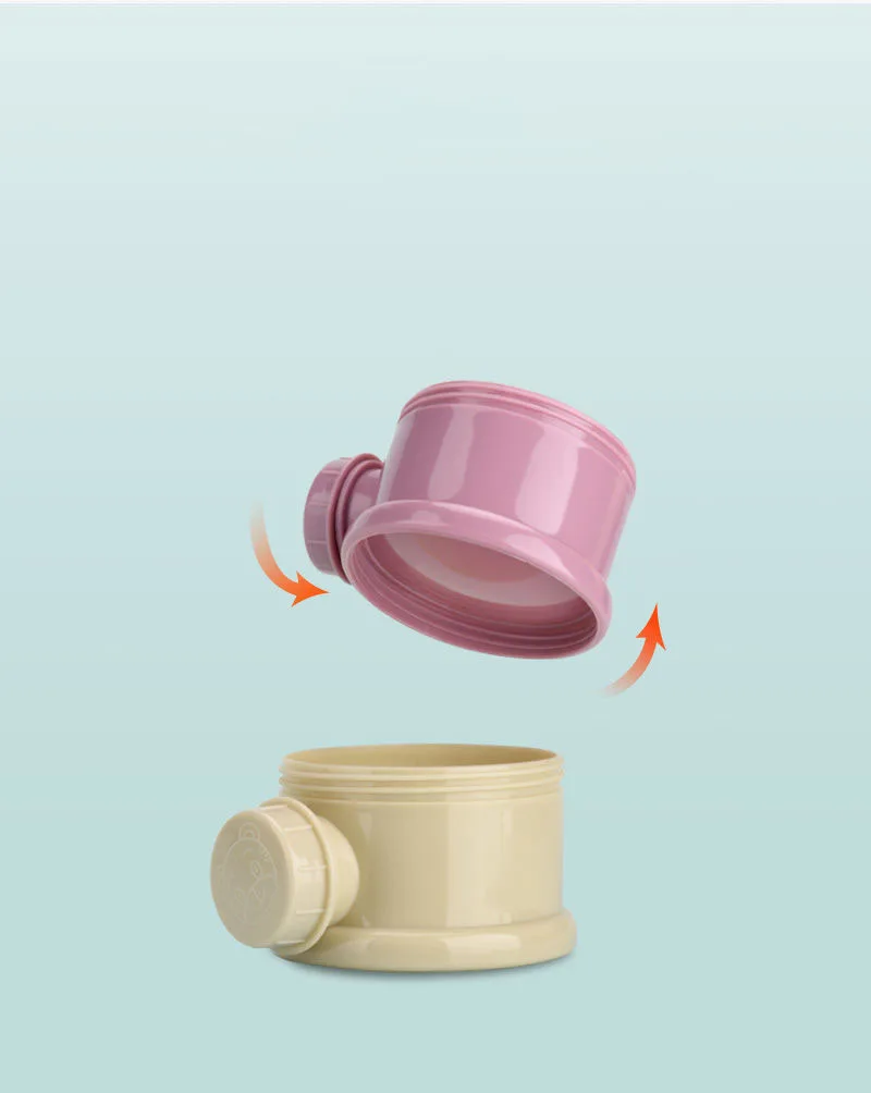 Portable Baby Breast Milk Storage Container Formula Dispenser Feeding Milk Powder Container Milk Storage
