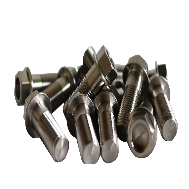 factory price of customizaiton M12X1.25/1.5mm Titanium Wheel Lug Bolts Titanium stud Bolts for racing car