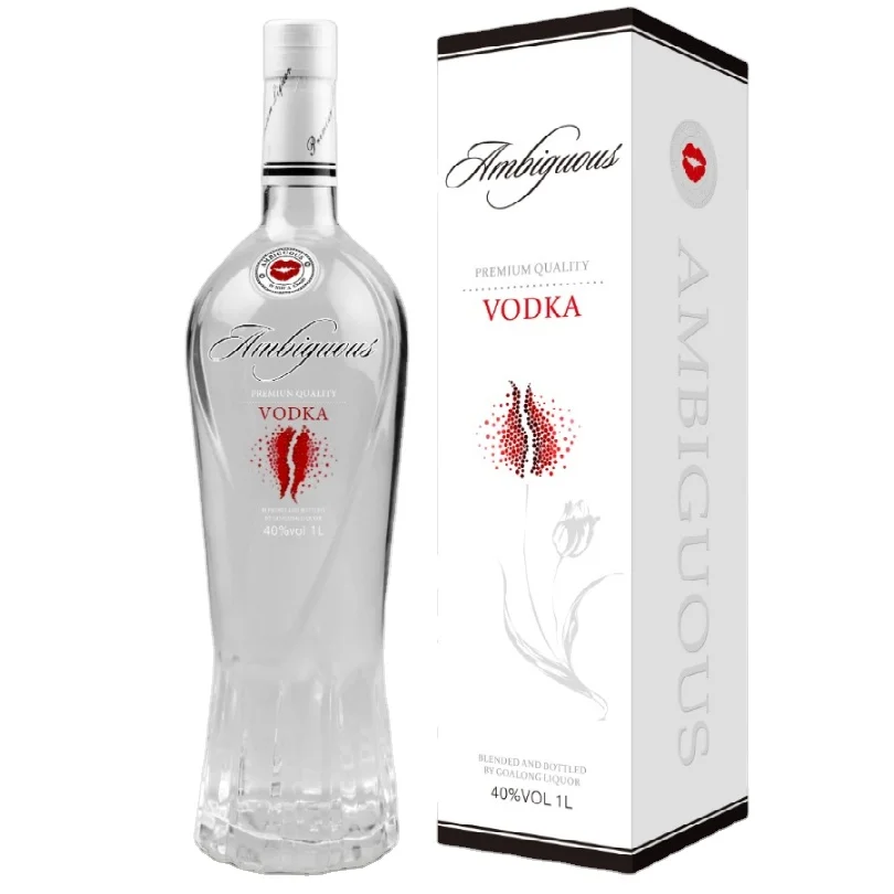Premium Private Label Premium китайский неоднозначный поставщик, производство пользовательских бутылок, производитель спиртовой водки для продажи