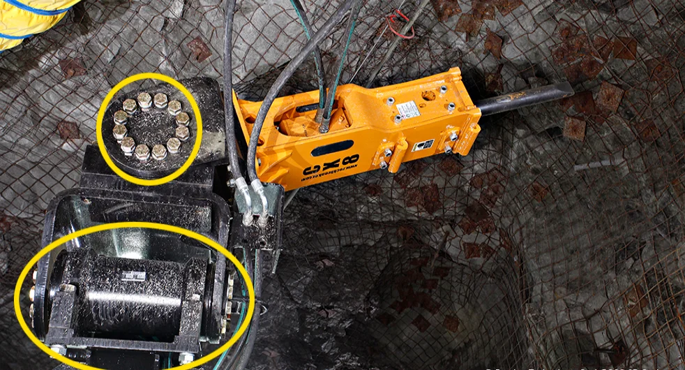 hydraulic rotary actuators for excavator tilt cylinder