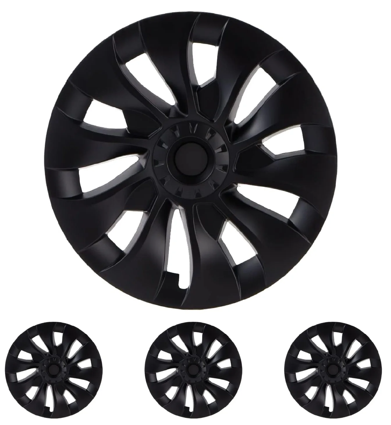 Матовый черный 18 дюймов U 4 шт. для Tesla Model 3 Колпачки ступицы колпачки 18 дюймов Колпачки для колес для Tesla