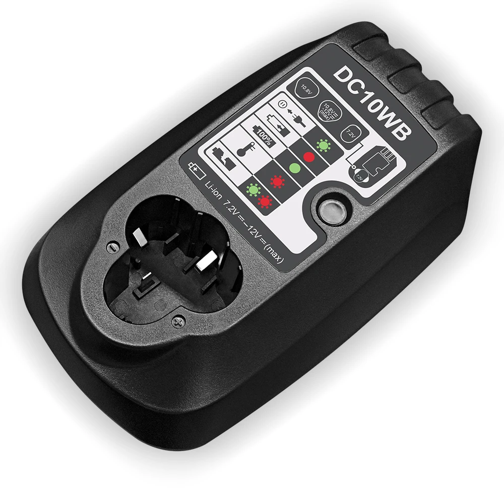Беспроводной адаптер для аккумулятора 7,2-10,8 В, универсальное зарядное устройство для литий-ионного электроинструмента, зарядное устройство для аккумулятора DC10WA