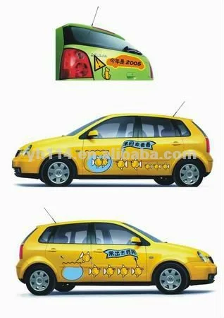 Yinghe 120G 1.07/1.27/1.52*50m SAV material self adhesive PVC Vinyl Sticker printing car/bus body sticker
