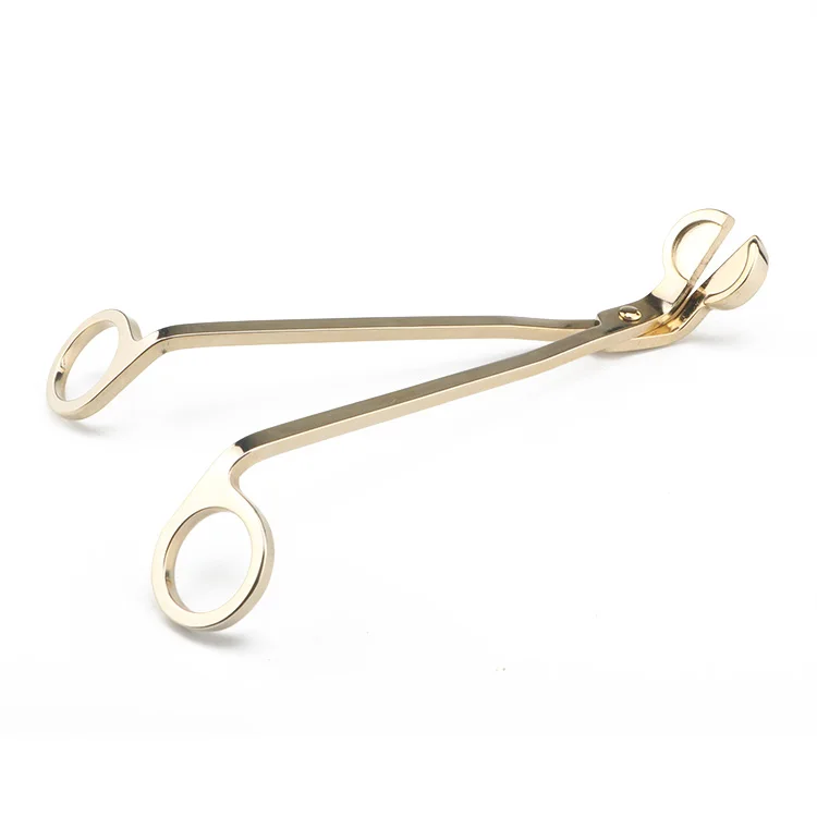 Simple Style Gold Stainless Steel Candle Tools Wick Trimmers