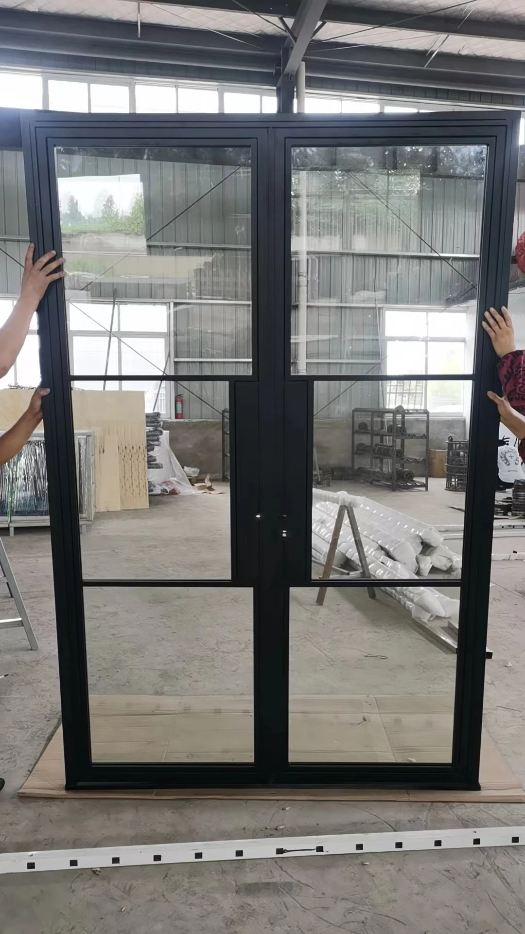 Swing Interior Steel French Doors Glass Patio Doors