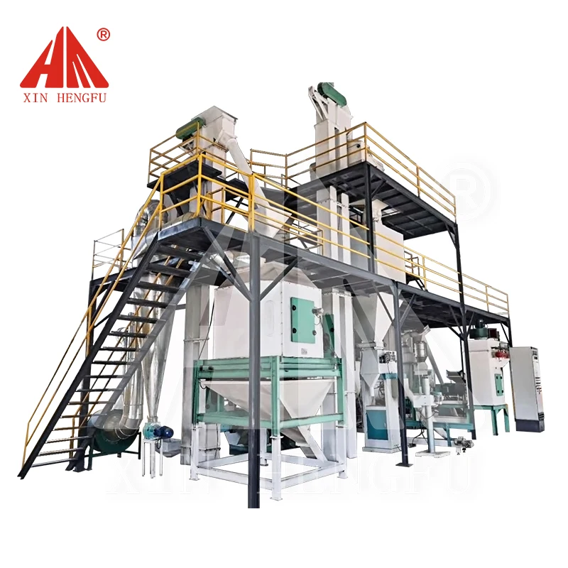 China Manufacturer Turnkey Project 5-8 T/H Animal Feed Plant Machinery