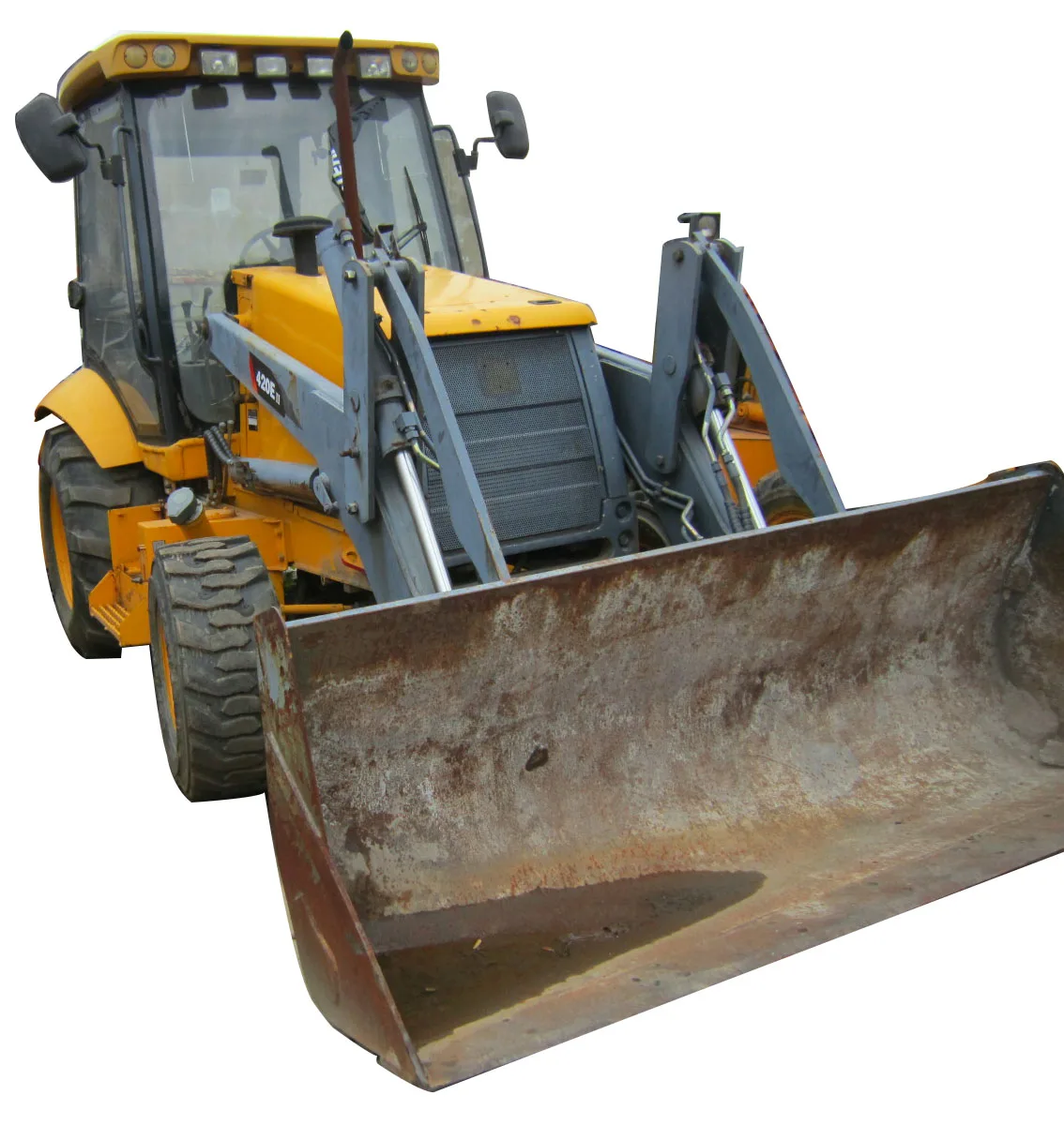 Экскаватор-погрузчик CAT 420E 420 гусеница по низкой цене