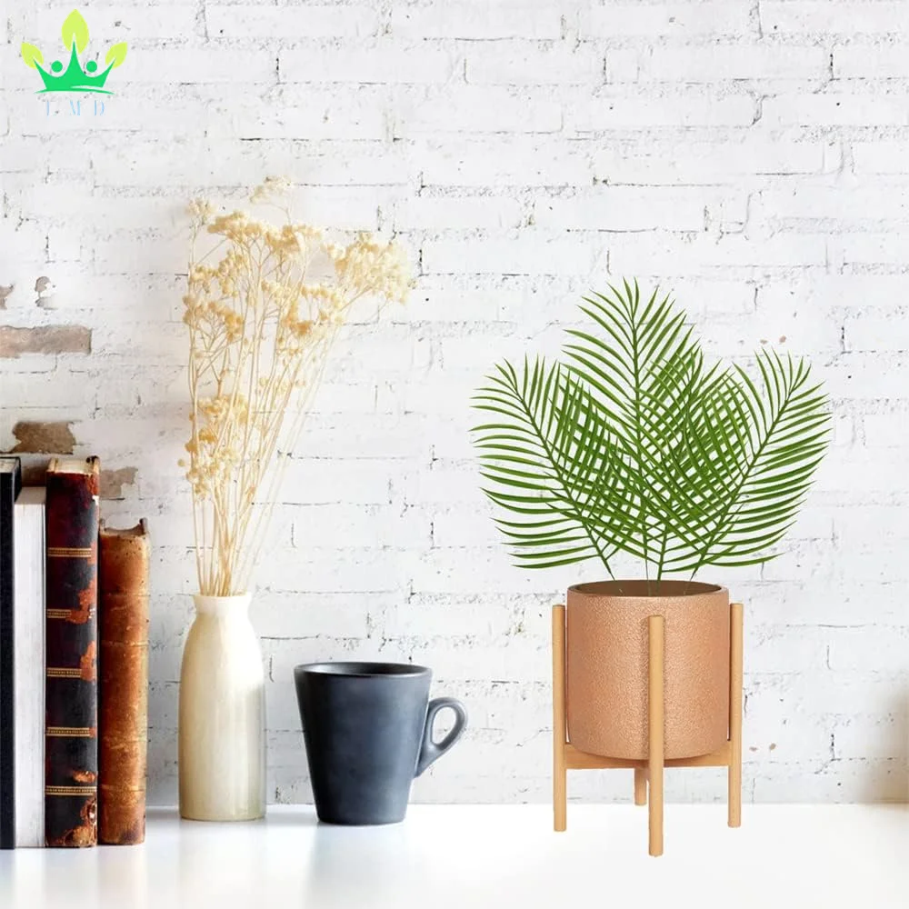 Artificial Palm Leaves Tropical Plants Fronds Faux Leaves with Stem for Tropical Jungle Green Leaves Party Wedding Decoration