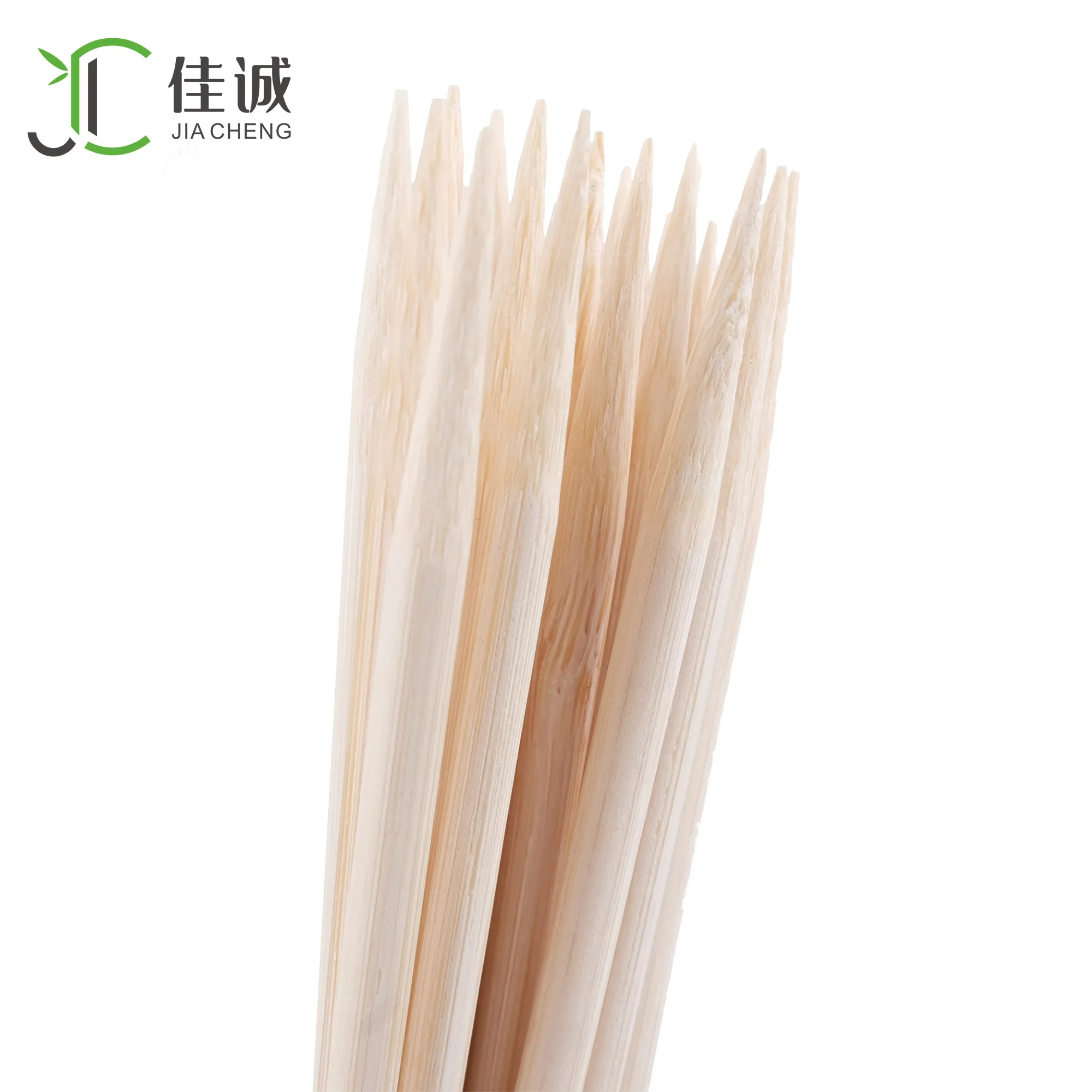 8inch Long 3mm Thick Disposable Round Bamboo Skewers