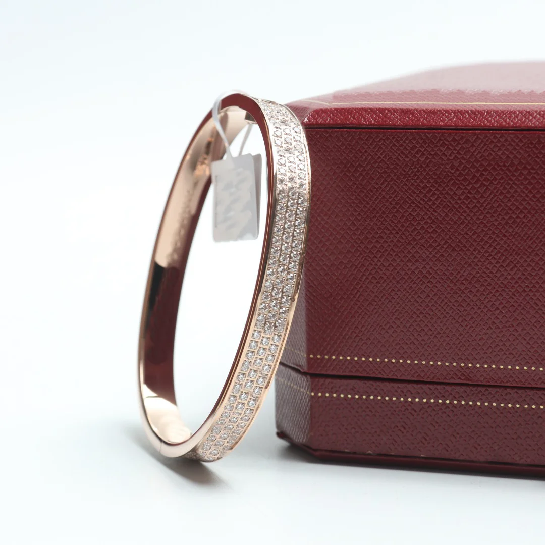 2024 новейший высококачественный ювелирный бриллиантовый винтовой браслет для мужчин и женщин для Cartierred